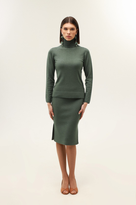 Hermina Maleta Dama Guler Inalt Tricotata Roll ML132 [3]