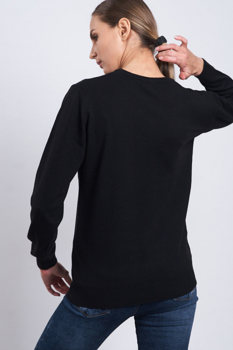 Hermina Pulover Dama Tricotat Casmir R-Neck [3]