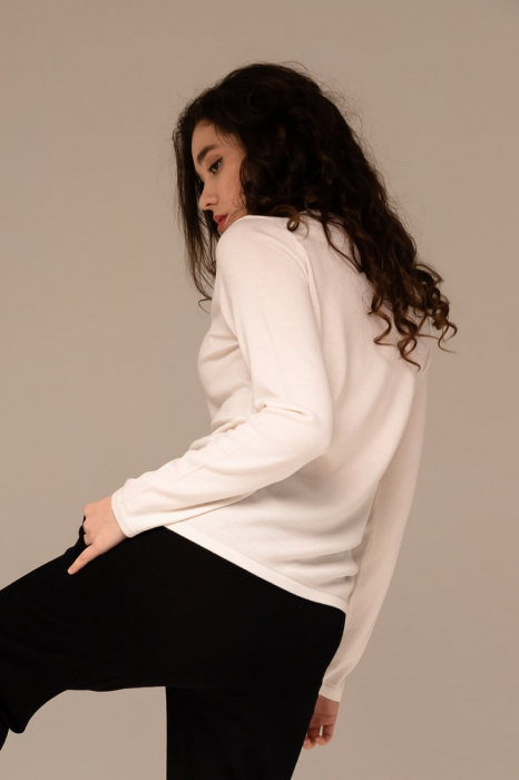 Hermina Pulover Dama Tricotat Lana Merinos 160 [3]