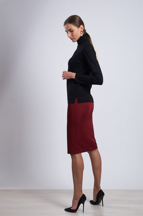 Hermina Maleta Dama Guler Inalt Tricotata Roll ML132 [7]