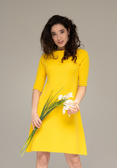 Hermina Rochie Midi Evazata Tricotata 122 [4]