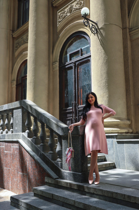Hermina Rochie Midi Evazata Tricotata 122 [4]