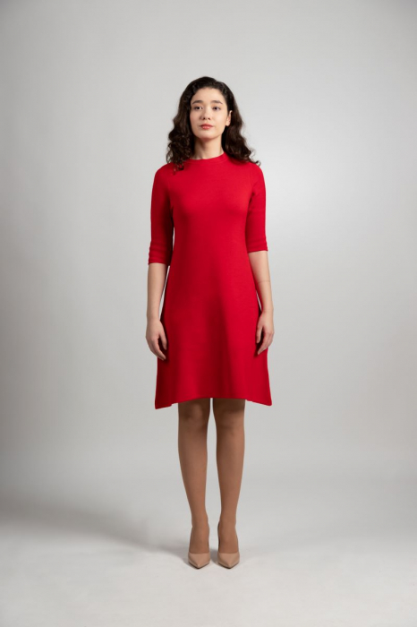 Hermina Rochie Midi Evazata Tricotata 122 [4]
