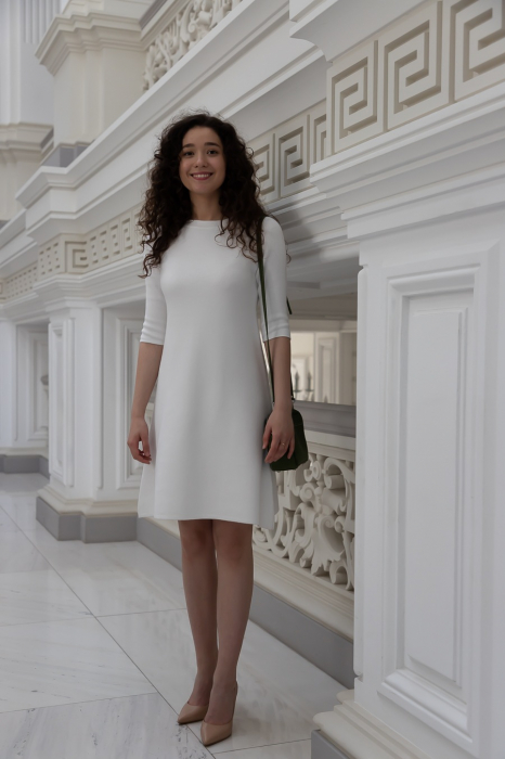Hermina Rochie Midi Evazata Tricotata 122 [2]