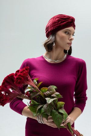 HERMINA COMPLEU TRICOTAT BLUZA DAMA CLASICA SI FUSTA DREAPTA MS153F163 [8]