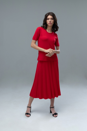 HERMINA BLUZA DAMA CLASICA TRICOTATA cu decolteu oval MS164 [3]