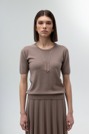 Hermina Bluza Dama Clasica Tricotata MS115 Hermina Bluza Dama Clasica Tricotata MS115
