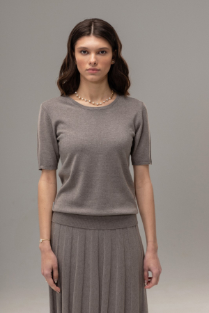 Bluze - Hermina Bluza Dama Clasica Tricotata MS115