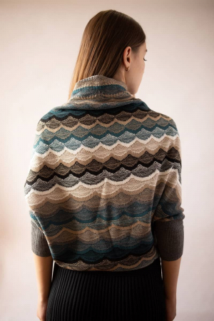 Hermina Cardigan Dama Guler Sal Tricotat S0720 [1]