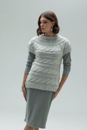 Hermina Cardigan Dama Tricotat Stanuta [0]