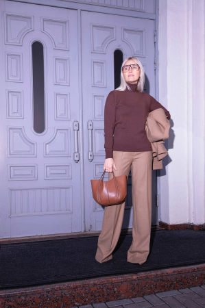 Hermina Водолазка Женская Высокии Воротник Roll ML132 [1]