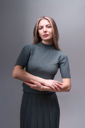 Noutati - Hermina Bluza Dama Clasica Tricotata MS115