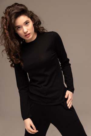 Pulovere - Hermina Pulover Dama Tricotat Lana Merinos 160