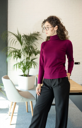 Hermina Maleta Dama Guler Inalt Tricotata Roll ML132 [4]