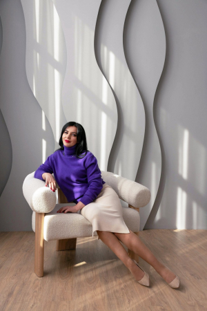 HERMINA PULOVER LANA DAMA GULER INALT 7RSC [3]