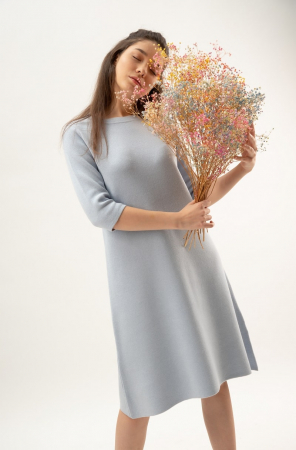 Hermina Rochie Midi Evazata Tricotata 122 [2]