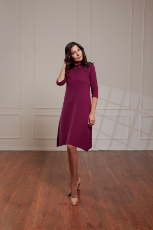 Femei - Hermina Rochie Midi Evazata Tricotata 122