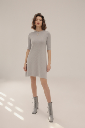 Hermina Rochie Midi Evazata Tricotata 122 [0]