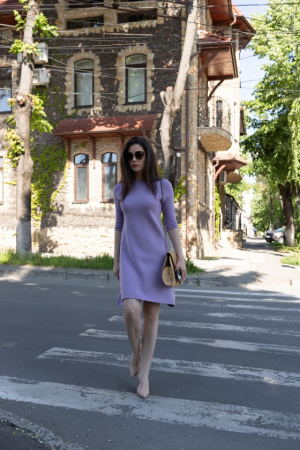 Femei - Hermina Rochie Midi Evazata Tricotata 122