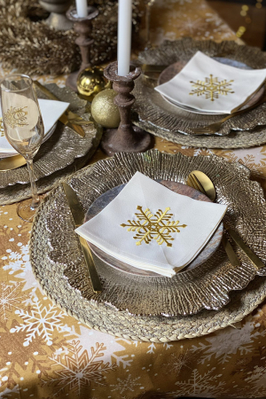 Mallena Home Set Auriu 6 persoane [0]