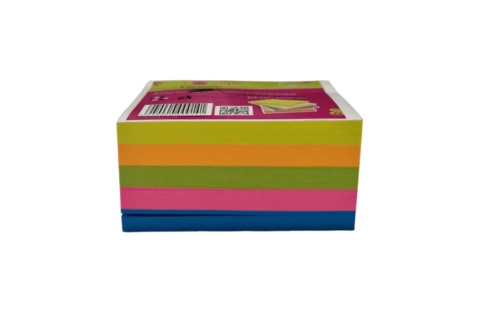 Cub Notite Autoadeziv 50×50 mm, 5 Culori Neon [3]