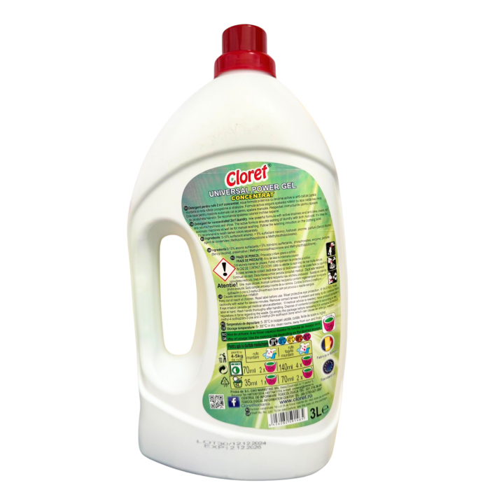 Detergent Lichid Rufe Universal 2 in 1 Power Gel - 3 L [2]