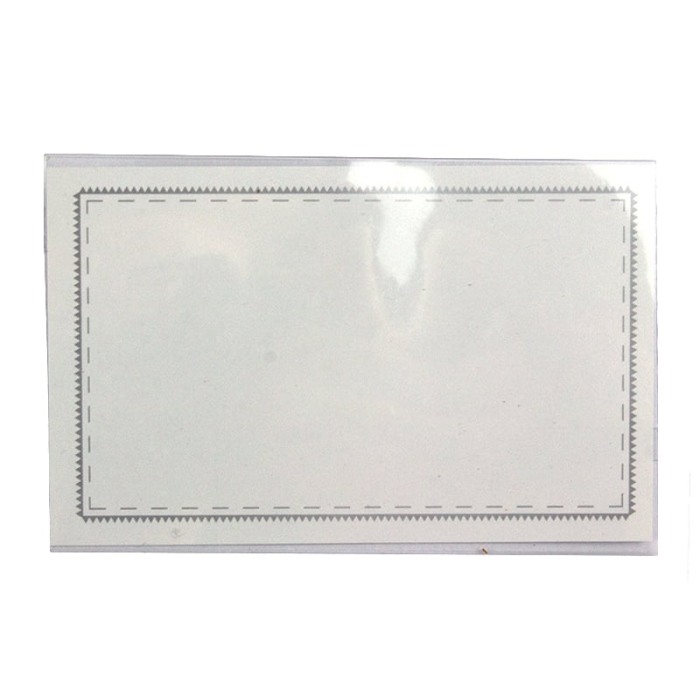 Ecuson Orizontal cu Clema Metalică si Ac 90x57mm [2]