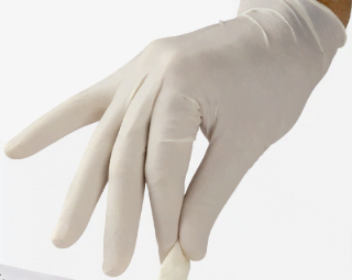 Manusi Unica Folosinta din Latex Albe 100buc/set - S [2]