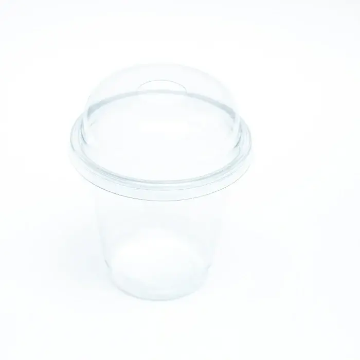 Pahare cu Capac Bombat 300ml, 100buc/set [2]