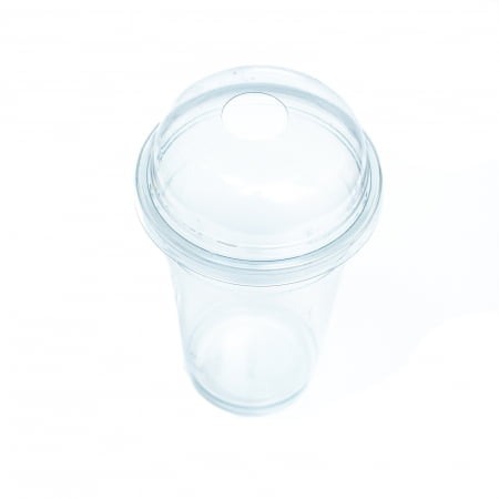 Pahare cu Capac Bombat 400ml, 100buc/set [2]