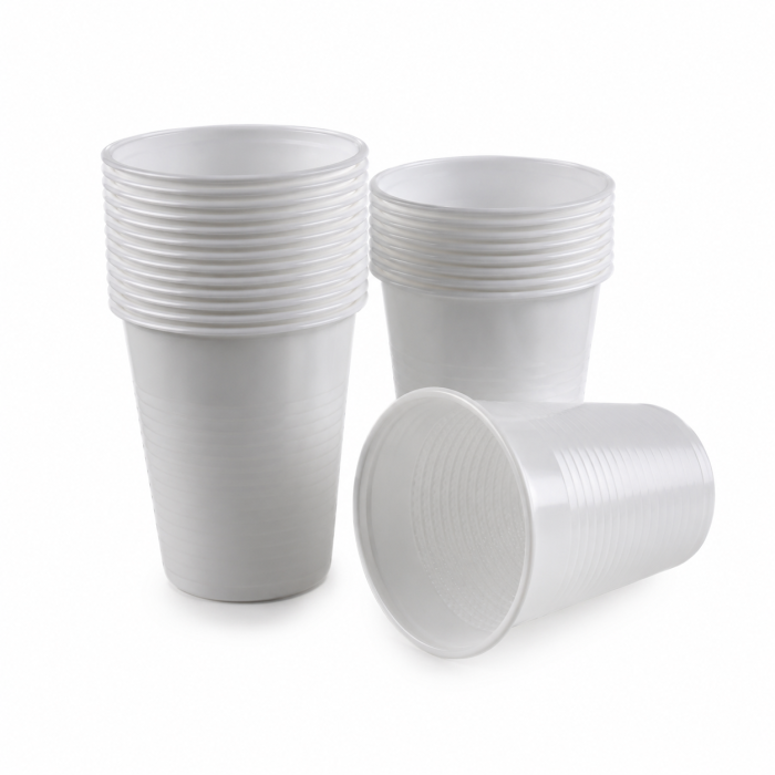 Pahare Unica Folosinta Albe 200ml, 100buc/set [2]