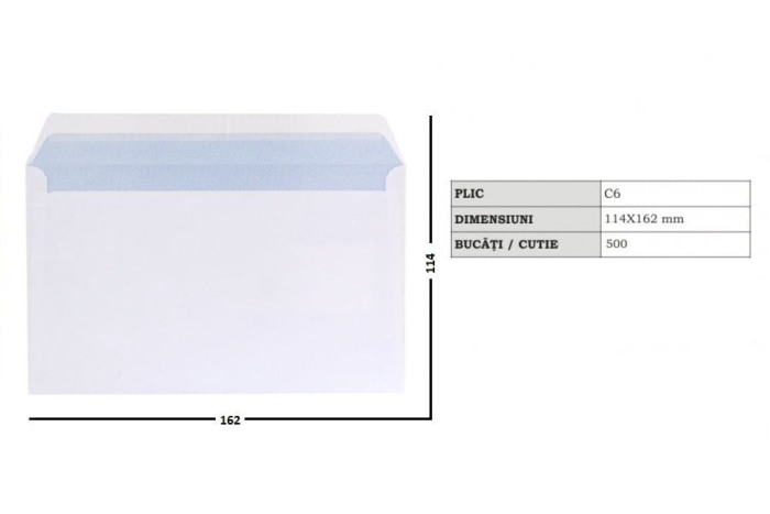 Plic C6 Alb Siliconic 50 buc/set [2]