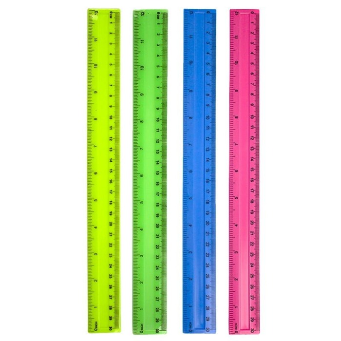 Rigla din Plastic Color 30 cm EHER [2]