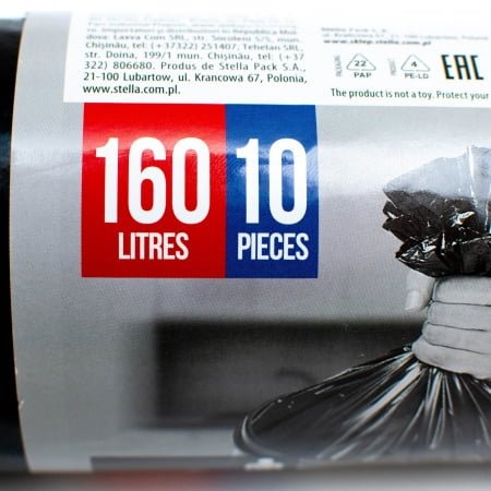 Saci Menajeri 160L 10buc/rola Ultra Rezistenti [3]