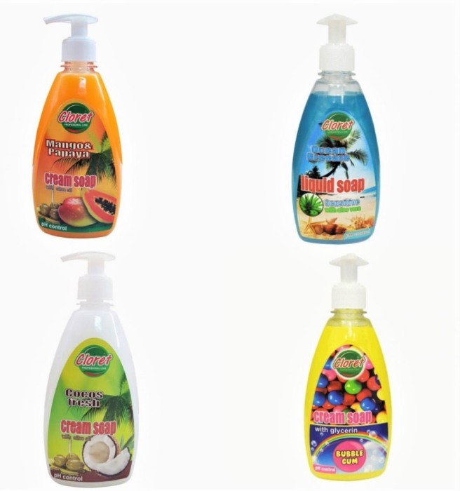 Sapun Lichid cu Pompita Cloret 500ml Cocos Fresh [2]