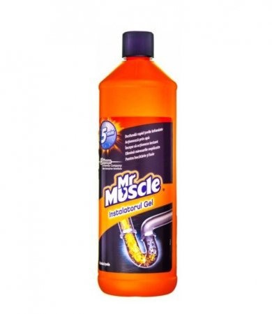 Solutie pentru Desfundat Instalatii Mr Muscle 1L [2]