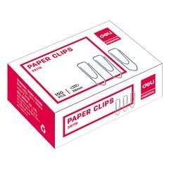 Agrafe, Capse, Clipsuri, Ace cu Gamalie, Pioneze - Agrafe Birou 28 mm Deli, 100 buc/cutie
