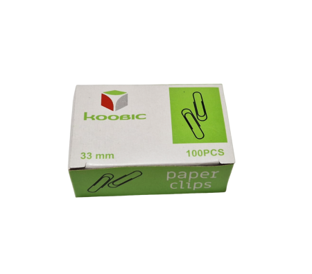 Agrafe, Capse, Clipsuri, Ace cu Gamalie, Pioneze - Agrafe Birou 33 mm Koobic, 100 buc/cutie