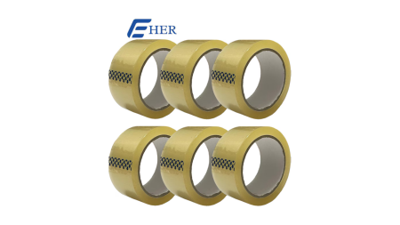 Benzi adezive - Banda Adeziva 48mm x 66y, 6role/set Transparenta EHER