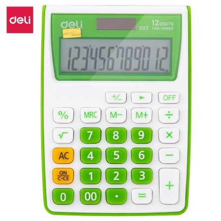 Calculator Birou Deli 1238 12Dig - Albastru [6]