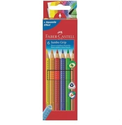 Creioane Colorate 6 buc/set, Faber-Castell Grip 2001 [1]