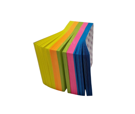 Cub Notite Autoadeziv 50×50 mm, 5 Culori Neon [1]