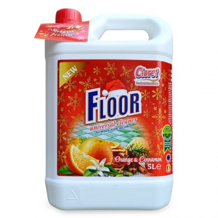 Curatenie si Protocol - Detergent Pardoseala Scortisoara si Portocala 5L Cloret