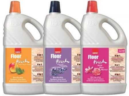 Detergenti Suprafete, Gresie  si Faianta - Detergent Pardoseala Sano Floor Fresh 2L - Cotton