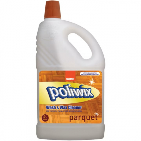 Detergenti Parchet, Lemn, Mobila - Detergent Pardoseala Sano Poliwix Parchet 2L