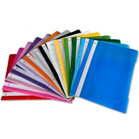 Dosare din plastic - Dosar Plastic cu Sina si Gauri Noki - Alb