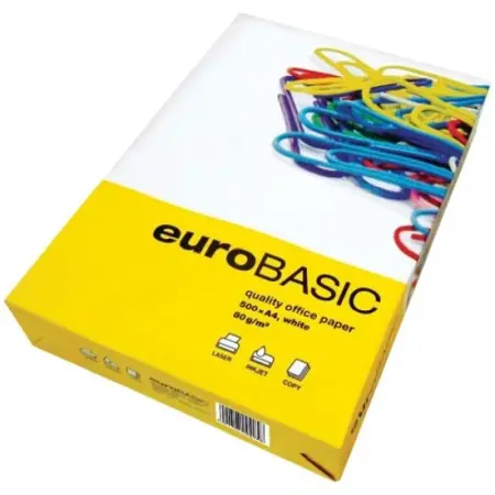 Hartie Copiator Eurobasic A4, 80g/mp, 500coli/top [1]