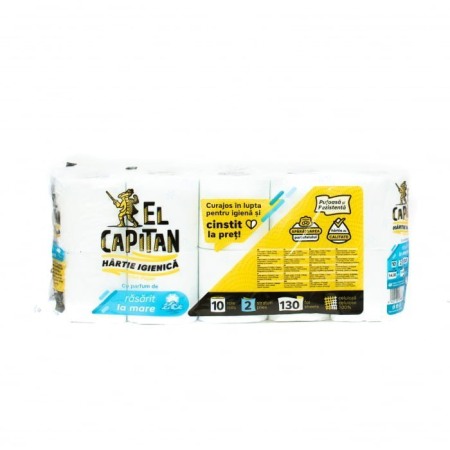 Hartie Igienica 2 Straturi 10 role/set ElCapitan [0]