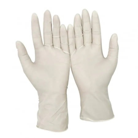 Manusi Unica Folosinta din Latex Albe 100buc/set - S [3]