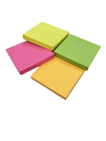 Notes Autoadeziv 75×75 MM Neon - Galben [1]